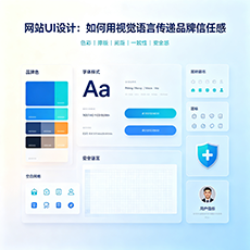 千阳建站-网站UI设计：如何用视觉语言传递品牌信任感