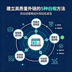 宝鸡建站-建立高质量外链的5种白帽方法